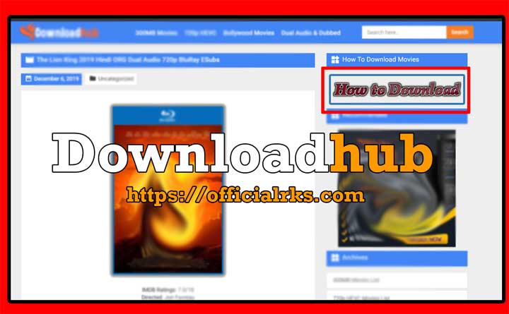 DownloadHub 2019 - 300MB Dual Audio Bollywood Movies | Know all about Download Hub